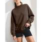 Mock Neck Loose Pullover
