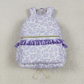 Backpack - Flower Purple Leopard