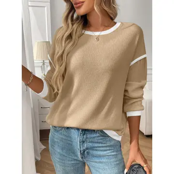Round Neck Long Sleeved