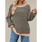 Striped Knitted Top